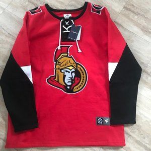 Ottawa Senators Fanatics Lace Up Jersey Sweatshirt